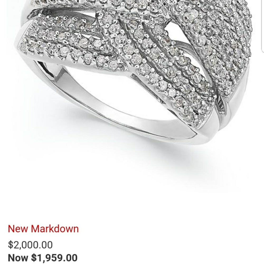 Diamond Wave Ring - image 5